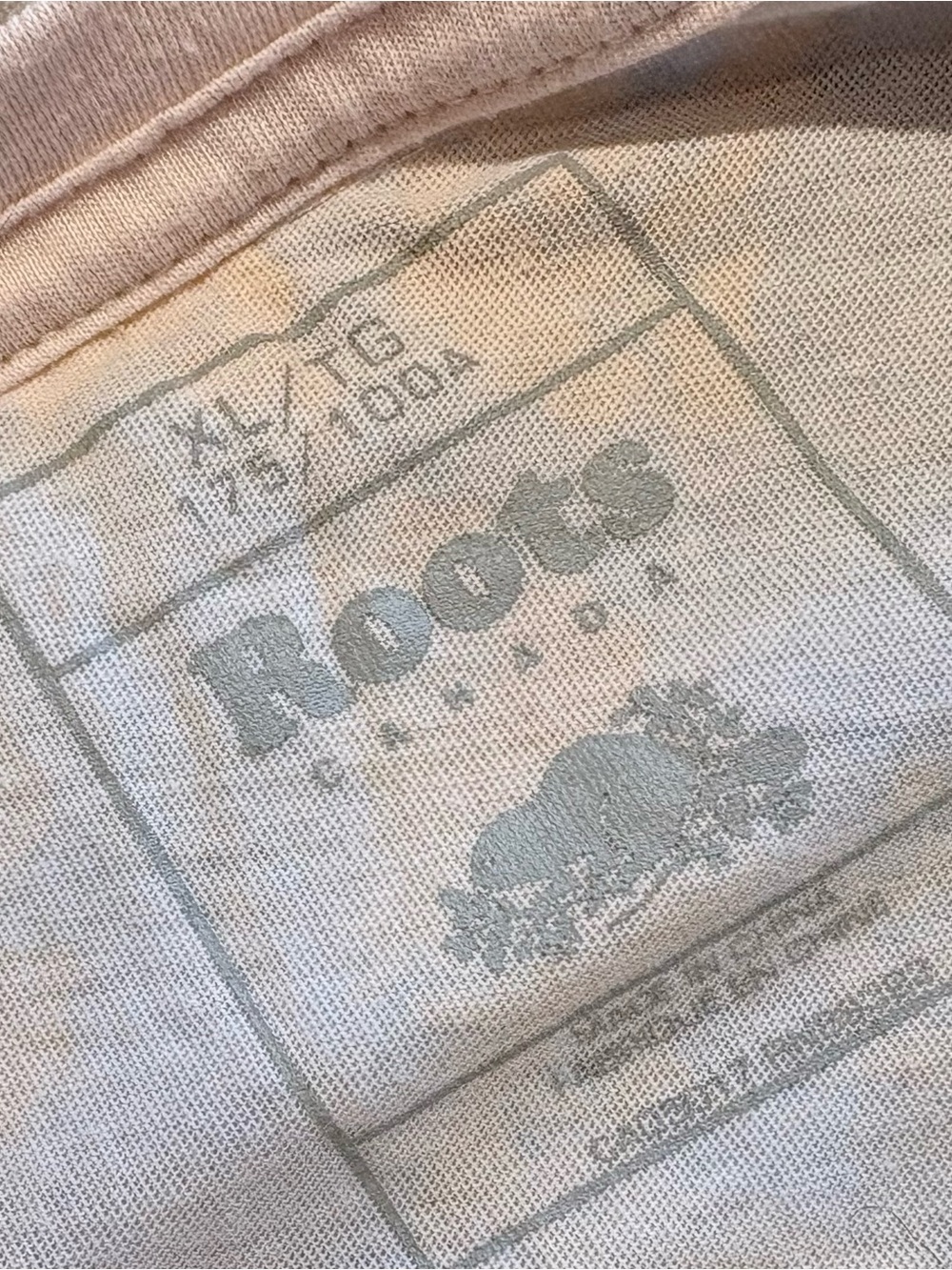 Roots Woman’s Full Canada Map Graphic Print T-Shirt Size XL - Picture 3 of 4